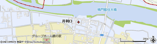 徳島県板野郡藍住町乙瀬井利口周辺の地図