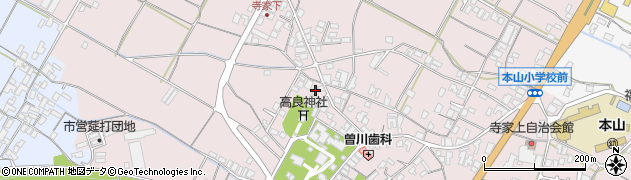 香川県三豊市豊中町本山甲1432周辺の地図