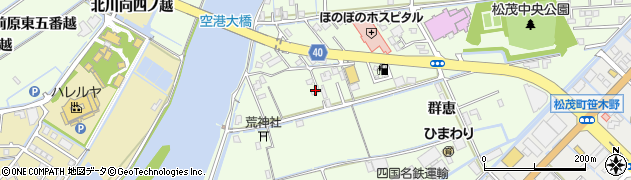 徳島県板野郡松茂町中喜来群恵160周辺の地図