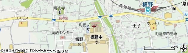 板野町　養護老人ホーム周辺の地図