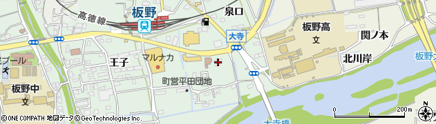 徳島大正銀行板野支店 ＡＴＭ周辺の地図