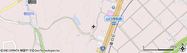 山口県山口市朝田1664周辺の地図