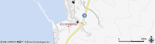 広島県呉市倉橋町釣士田7067周辺の地図