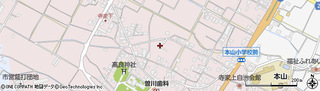 香川県三豊市豊中町本山甲1392周辺の地図