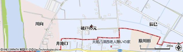 徳島県鳴門市大麻町東馬詰（破戸の元）周辺の地図