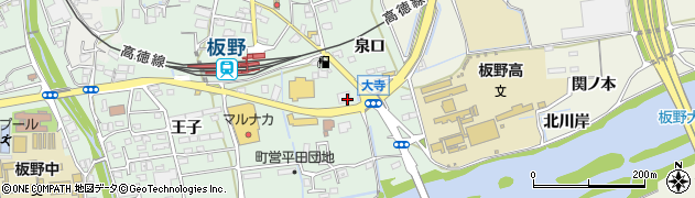 阿波銀行板野支店周辺の地図