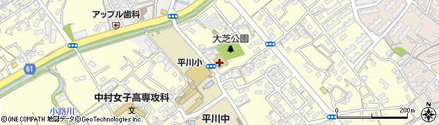 山口市立　平川幼稚園周辺の地図