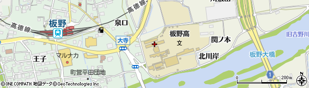 徳島県板野町（板野郡）川端（関ノ本）周辺の地図