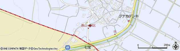 香川県三豊市豊中町岡本2438周辺の地図