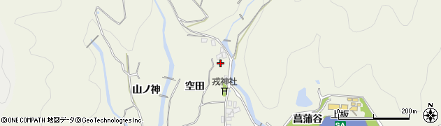 徳島県上板町（板野郡）神宅（空田）周辺の地図