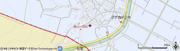 香川県三豊市豊中町岡本2447周辺の地図