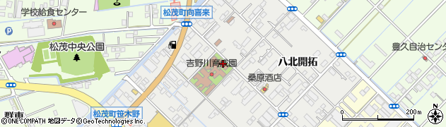 吉野川育成園周辺の地図