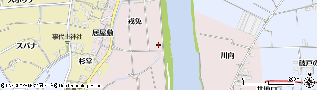 徳島県鳴門市大麻町中馬詰周辺の地図