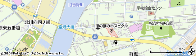 徳島県板野郡松茂町中喜来群恵212周辺の地図