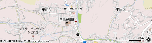 ＪＡ山口県平田周辺の地図