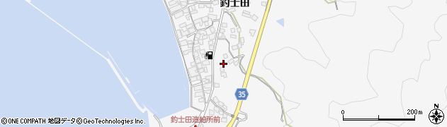 広島県呉市倉橋町釣士田7114周辺の地図