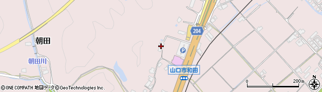 山口県山口市朝田1620周辺の地図