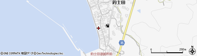 広島県呉市倉橋町釣士田7141周辺の地図