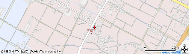 香川県三豊市豊中町本山甲1495周辺の地図