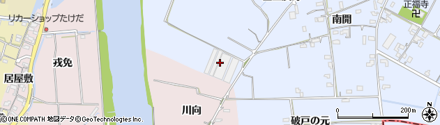 徳島県鳴門市大麻町東馬詰（小中須）周辺の地図