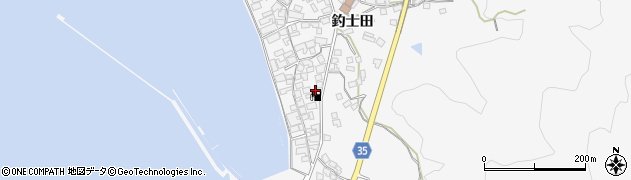 広島県呉市倉橋町釣士田7137周辺の地図