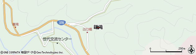 和歌山県紀美野町（海草郡）鎌滝周辺の地図