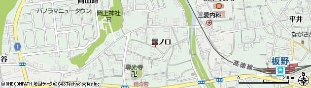 徳島県板野町（板野郡）大寺（岡ノ宮）周辺の地図