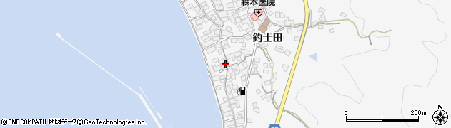 広島県呉市倉橋町釣士田7146周辺の地図