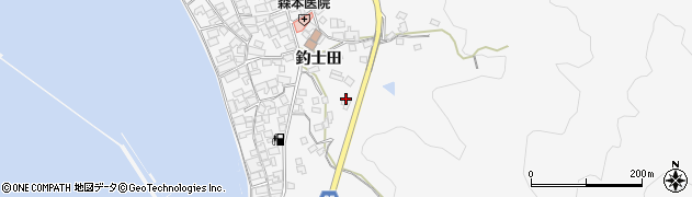 広島県呉市倉橋町釣士田7217周辺の地図