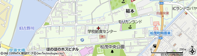 徳島県板野郡松茂町中喜来群恵306周辺の地図