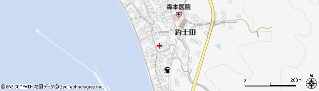 広島県呉市倉橋町釣士田7188周辺の地図