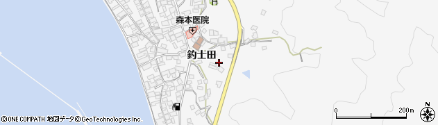 広島県呉市倉橋町釣士田7242周辺の地図