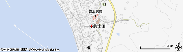 広島県呉市倉橋町釣士田7201周辺の地図