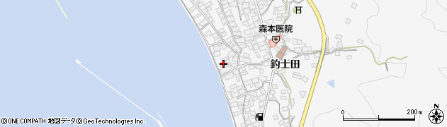 広島県呉市倉橋町釣士田7160周辺の地図