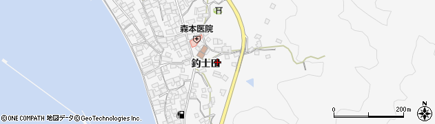 広島県呉市倉橋町釣士田7239周辺の地図