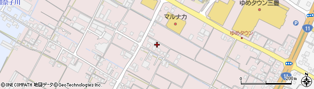 香川県三豊市豊中町本山甲1071周辺の地図