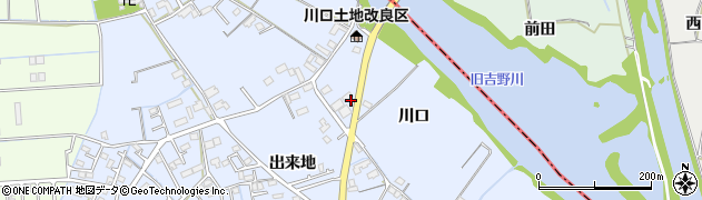 徳島県藍住町（板野郡）乙瀬（川口）周辺の地図