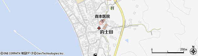 広島県呉市倉橋町釣士田7384周辺の地図