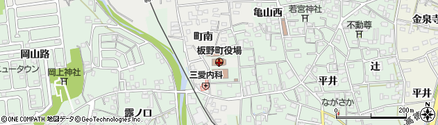 板野町役場　町民センター健康相談室周辺の地図