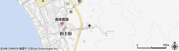 広島県呉市倉橋町釣士田7300周辺の地図
