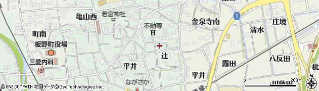 徳島県板野町（板野郡）大寺（辻）周辺の地図