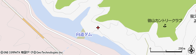 向道ダム周辺の地図