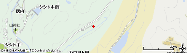 徳島県板野町（板野郡）松谷（カロヲト）周辺の地図