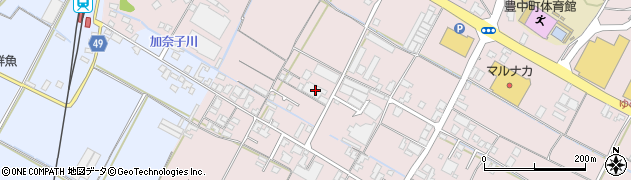 香川県三豊市豊中町本山甲838周辺の地図