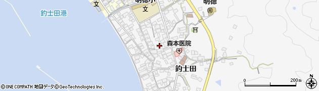 広島県呉市倉橋町釣士田7424周辺の地図