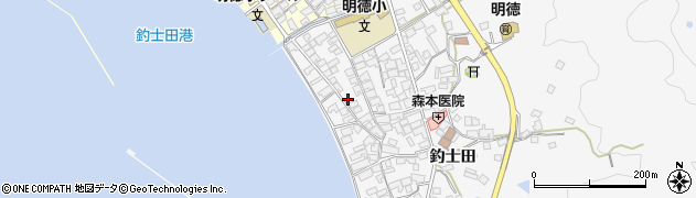 広島県呉市倉橋町釣士田7451周辺の地図