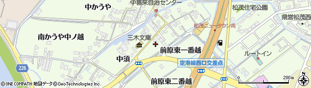 徳島県板野郡松茂町中喜来中須23周辺の地図