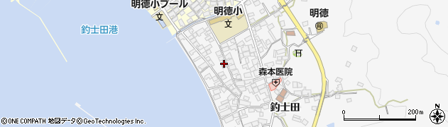 広島県呉市倉橋町釣士田7456周辺の地図