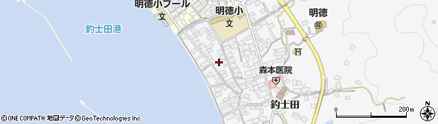 広島県呉市倉橋町釣士田7452周辺の地図