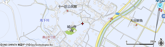 香川県三豊市豊中町岡本2607周辺の地図